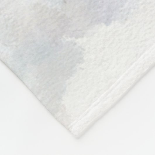 Dragonfly Waterverf Pastel White Achtergrond Fleece Deken (Hoek)