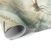 Dragonfly Waterverf Style Lake Cadeaupapier (Rol Hoek)