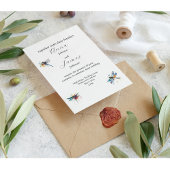 Dragonfly Wedding Invitation Briefkaart