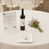 Dragonfly Wedding Invitation Briefkaart Acryl Bord