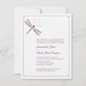 Dragonfly Wedding Invitations Kaart (Voorkant)