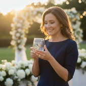 Dragonfly Wedding, op maat Wijnglas Zonder Voet