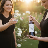 Dragonfly Wedding, op maat Wijnglas Zonder Voet