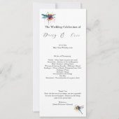 Dragonfly Wedding Program, aangepast (Voorkant)