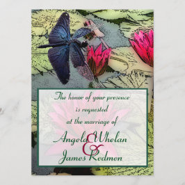 Dragonfly Wedding Uitnodiging