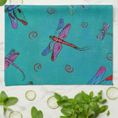 Dragonfly Whimsey Towels Theedoek (Gevouwen)