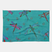 Dragonfly Whimsey Towels Theedoek (Horizontaal)