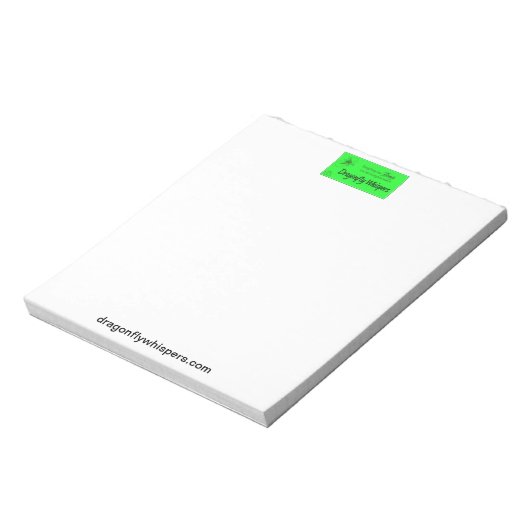 Dragonfly Whispers Notitieblok (Linkerzijde)