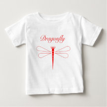 Dragonfly - White Baby Fine Jersey T-Shirt