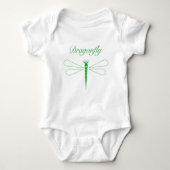 Dragonfly - White Baby Jersey Bodysuit (Voorkant)