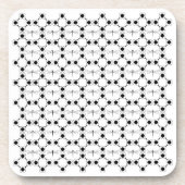 Dragonfly - White Hard Plastic onderzetters - set  (Voorkant)