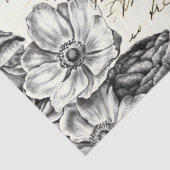 Dragonfly Wildflower Frans Script Decoupage Crown Tissuepapier (Detail)