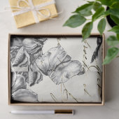 Dragonfly Wildflower Frans Script Decoupage Crown Tissuepapier (Geschenk)