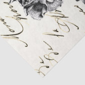 Dragonfly Wildflower Frans Script Decoupage Idee Tissuepapier (Detail)