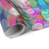 Dragonfly Wildflower Garden Abstract Bloemen Cadeaupapier (Rol Hoek)