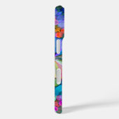 Dragonfly Wildflower Garden Abstract Bloemen Case-Mate iPhone Case (Achterkant / Rechts)