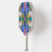 Dragonfly Wildflower Garden Abstract Bloemen Pickleball Paddle (Links)