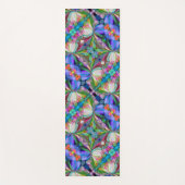 Dragonfly Wildflower Garden Abstract Bloemen Yogamat (Voorkant)