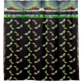 Dragonfly Wildlife Shower Curtain Douchegordijn (Voorkant)