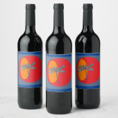 Dragonfly Wine Label Wijn Etiket (Flessen)