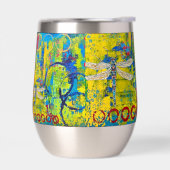 Dragonfly Wine Tumbler warm of koud (Links)