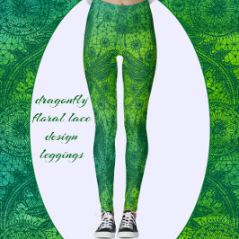 Dragonfly Wings Fancy Bloemendroom Leggings