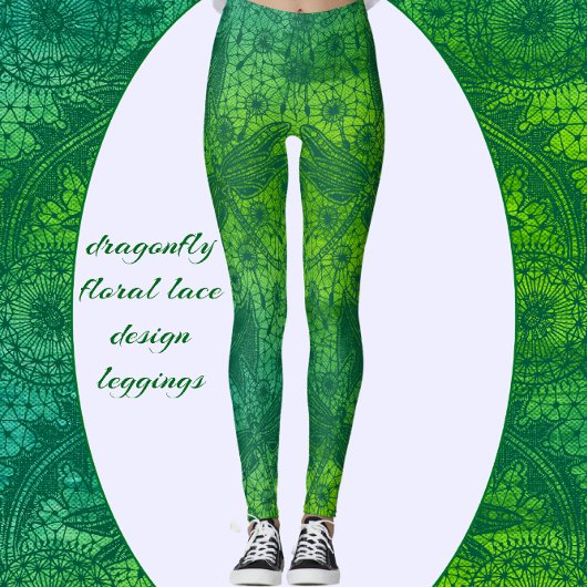 Dragonfly Wings Fancy Bloemendroom Leggings