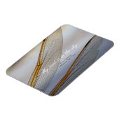 Dragonfly Wings Macro met Shakespeare Quote Magneet (Linkerzijde)