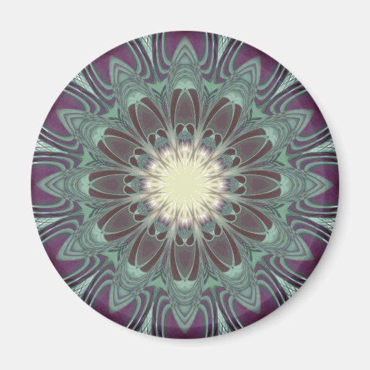 Dragonfly Wings Mandala Magneet (Voorkant)