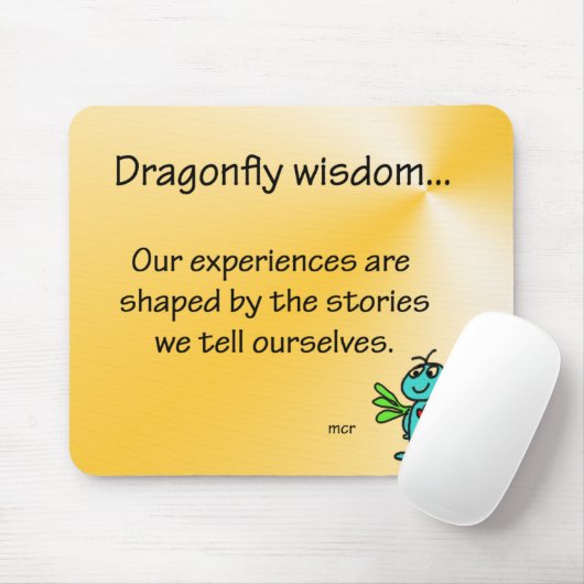 Dragonfly Wisdom en verhalen Muismat (Met muis)