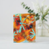 Dragonfly-woestijn Briefkaart (Staand voorkant)