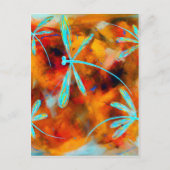Dragonfly-woestijn Briefkaart (Voorkant)