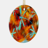 Dragonfly-woestijn Keramisch Ornament (Rechts)