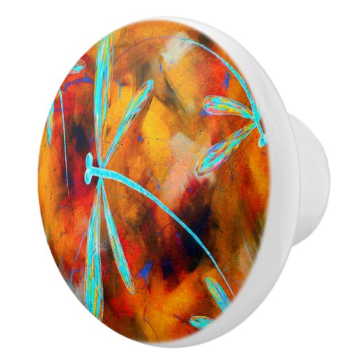 Dragonfly-woestijn Keramische Knop (Rechts)