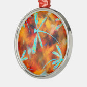 Dragonfly-woestijn Metalen Ornament (Links)