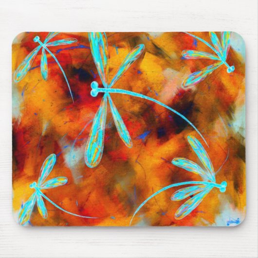 Dragonfly-woestijn Muismat (Voorkant)