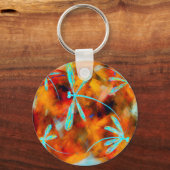 Dragonfly-woestijn Sleutelhanger (Voorkant)