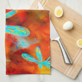 Dragonfly-woestijn Theedoek (Quarter Fold)