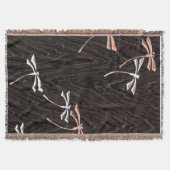 Dragonfly Woodgrain Deken (Voorkant)