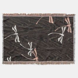 Dragonfly Woodgrain Deken