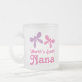 Dragonfly World's Best Nana Gift Matglas Koffiemok (Links)