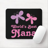 Dragonfly World's Best Nana Gift Muismat (Met muis)