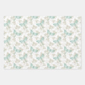 Dragonfly Wrapping Paper Flat Sheet Set van 3 (Voorkant 3)
