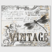 Dragonfly-wrapppapier - Frans Cadeaupapier (Vlak)