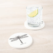 Dragonfly Zandsteen Onderzetter (Zijkant)