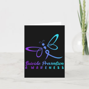 Dragonfly: zelfmoordpreventie Bewustmakingsroze en Kaart