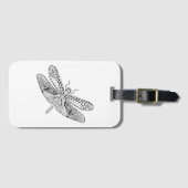 Dragonfly Zendoodle Bagagelabel (Voorkant (horizontaal))