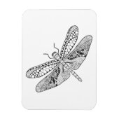Dragonfly Zendoodle Magneet (Verticaal)