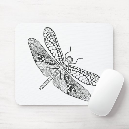 Dragonfly Zendoodle Muismat (Met muis)
