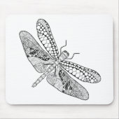 Dragonfly Zendoodle Muismat (Voorkant)